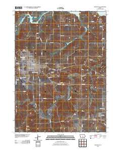 Knoxville 2010 topographic map thumbnail