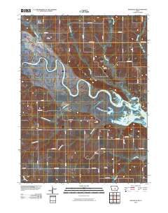 Knoxville NW 2010 topographic map thumbnail