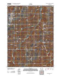 Melcher-Dallas 2010 topographic map thumbnail