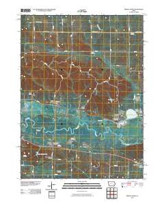 Middle Amana 2010 topographic map thumbnail