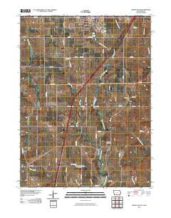Lamoni South 2010 topographic map thumbnail