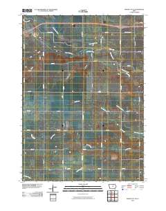 Mason City SE 2010 topographic map thumbnail