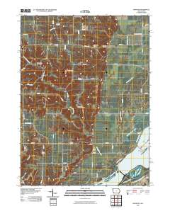 Kingston 2010 topographic map thumbnail