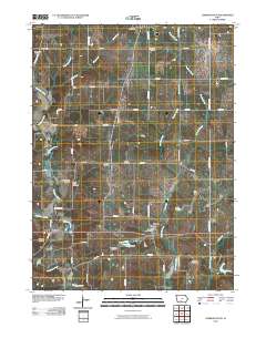 Lorimor South 2010 topographic map thumbnail