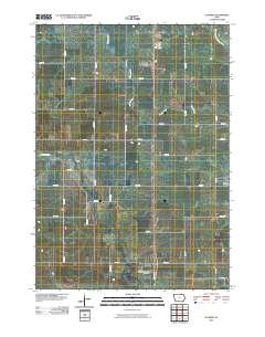 Lourdes 2010 topographic map thumbnail