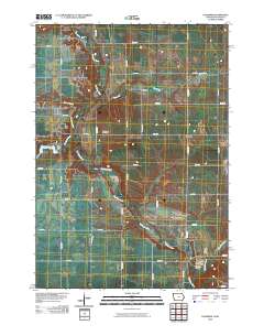Klondike 2010 topographic map thumbnail