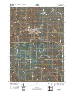 Postville 2010 topographic map thumbnail