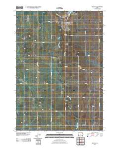 Riceville 2010 topographic map thumbnail