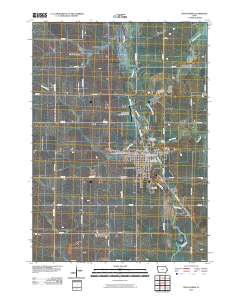 Rock Rapids 2010 topographic map thumbnail