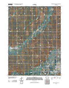 Shenandoah West 2010 topographic map thumbnail