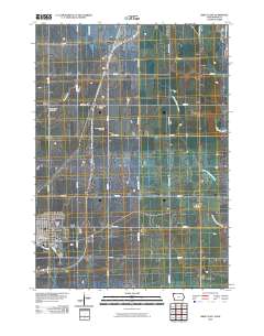 Sibley East 2010 topographic map thumbnail