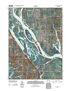 Toolesboro 2012 topographic map thumbnail