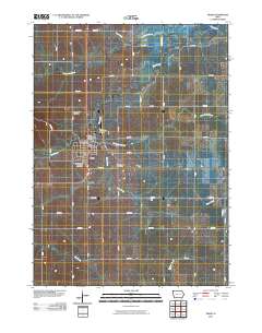 Traer 2010 topographic map thumbnail