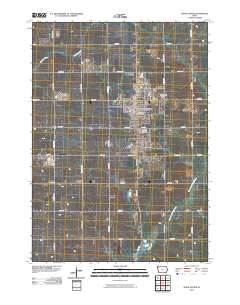 Sioux Center 2010 topographic map thumbnail