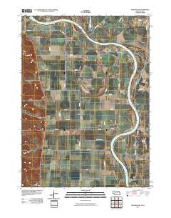 Tekamah NW 2010 topographic map thumbnail