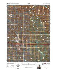 West Branch 2010 topographic map thumbnail