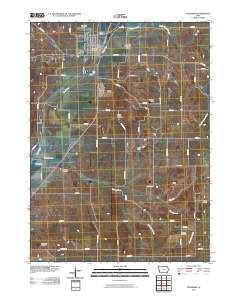 Woodbine 2010 topographic map thumbnail