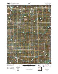 Woodburn 2010 topographic map thumbnail
