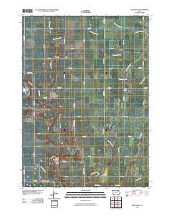 Woolstock 2010 topographic map thumbnail