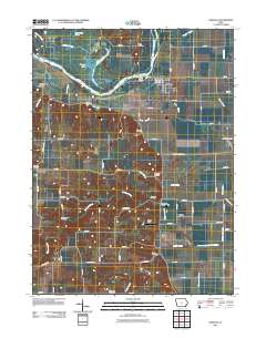 Oakville 2012 topographic map thumbnail