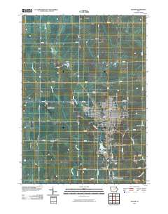 Oelwein 2010 topographic map thumbnail