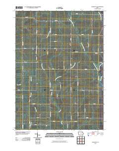 Oelwein SE 2010 topographic map thumbnail