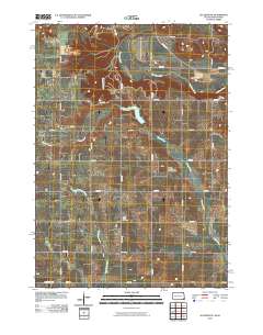 Alcester NE 2010 topographic map thumbnail