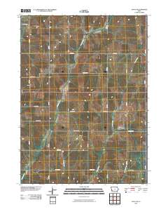 Avoca SE 2010 topographic map thumbnail