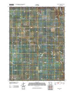 Bagley NW 2010 topographic map thumbnail