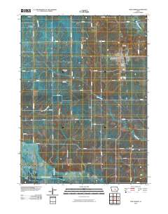 New Sharon 2010 topographic map thumbnail