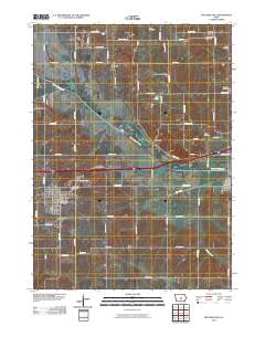Mitchellville 2010 topographic map thumbnail