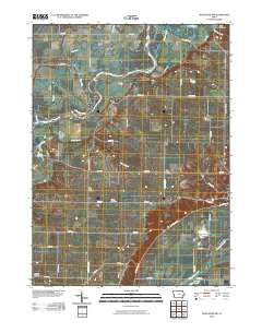 Muscatine NW 2010 topographic map thumbnail