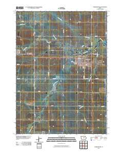 Parkersburg 2010 topographic map thumbnail