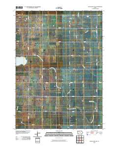 Rush Lake East 2010 topographic map thumbnail