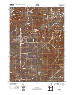 Peosta 2010 topographic map thumbnail