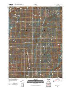 Red Oak South 2010 topographic map thumbnail