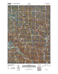 Saint Olaf 2010 topographic map thumbnail