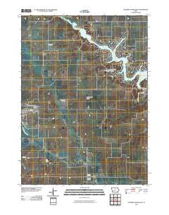 Guthrie Center East 2010 topographic map thumbnail