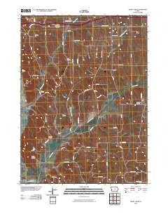 Honey Creek 2010 topographic map thumbnail