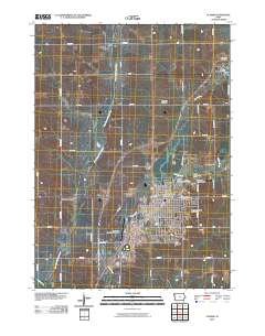 Le Mars 2010 topographic map thumbnail