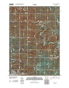 Cresco NE 2010 topographic map thumbnail