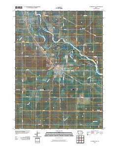La Porte City 2010 topographic map thumbnail