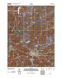 Albia 2010 topographic map thumbnail