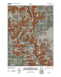 Boone West 2010 topographic map thumbnail
