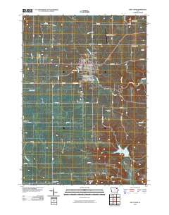 West Union 2010 topographic map thumbnail
