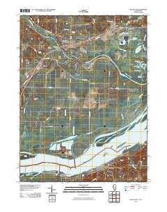 Dallas City 2010 topographic map thumbnail