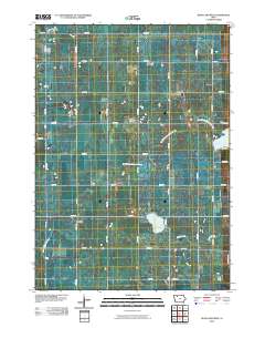 Rush Lake West 2010 topographic map thumbnail