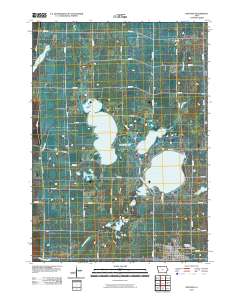 Ruthven 2010 topographic map thumbnail