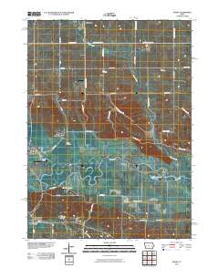 Amana 2010 topographic map thumbnail