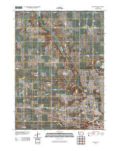 Ames West 2010 topographic map thumbnail